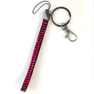 Crystal Loop Bracelet Keyring